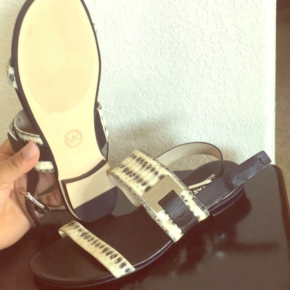 Women Michael Kors Snakeskin 8 Sandals